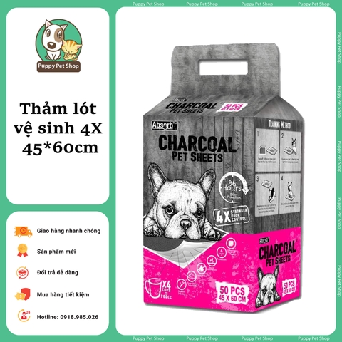 Miếng lót vệ sinh 4X Absorb Charcoal (4X Stronger odor control)