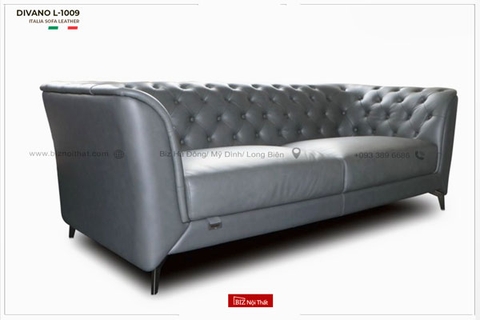 Sofa Văng Nhập Khẩu Da Bò Italia Divano S-1009