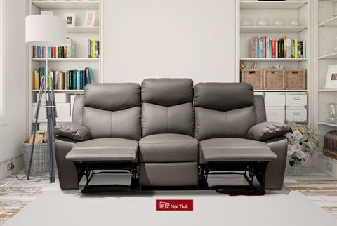 Bộ Sofa thông minh Recliner chỉnh điện da thật nhập khẩu Malaysia M-1120