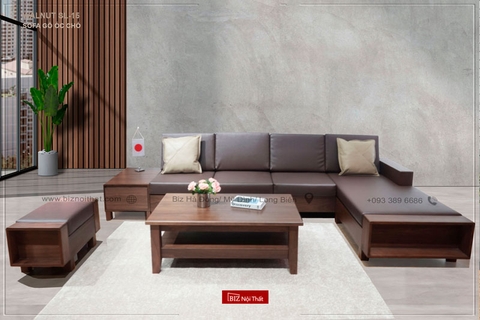 Bộ Sofa Gỗ Óc Chó thông minh xuất khẩu Nhật Bản SL-15W