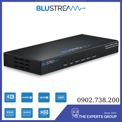 SP14ABV2 / 4-Way 4K HDMI Splitter