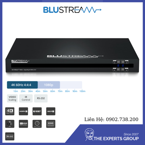 C88CS / Contractor 8x8 HDBaseT™ CSC Matrix - 70m