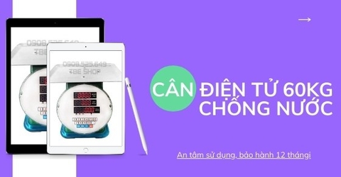 Review Cân điện tử tính tiền 60kg chống nước ACS kiểu dáng cân đồng hồ