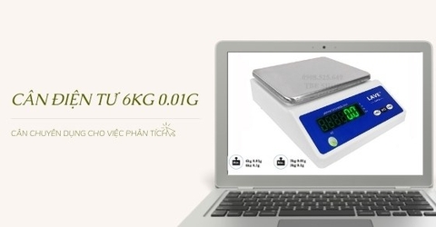 Review cân điện tử 6kg 0.01g Lave chính xác cao