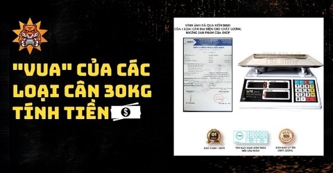 Review cân điện tử tính tiền 30kg UTE được nhiều người dùng nhất