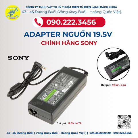 ADAPTER NGUỒN 19.5V SONY TẠI HOÀNG QUỐC VIỆT - 090.222.3456