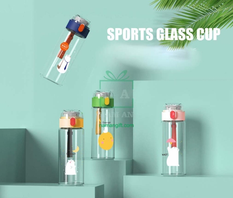 BÌNH NƯỚC THỦY TINH CÓ DÂY XÁCH