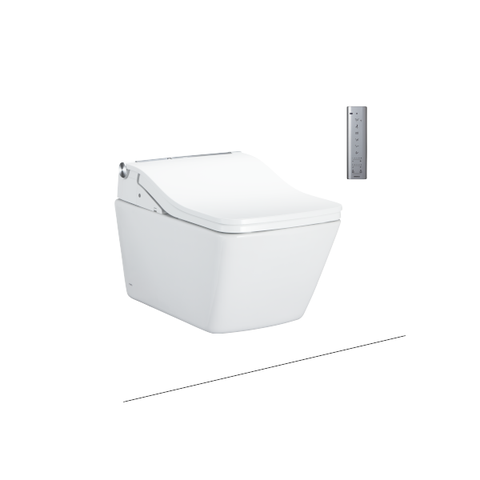 BÀN CẦU TREO TƯỜNG TOTO, KÈM NẮP RỬA ĐIỆN TỬ WASHLET:  CW522EA_TCF804C2Z_WH172AAT_MB171M ( Có tính năng tự động xả ).