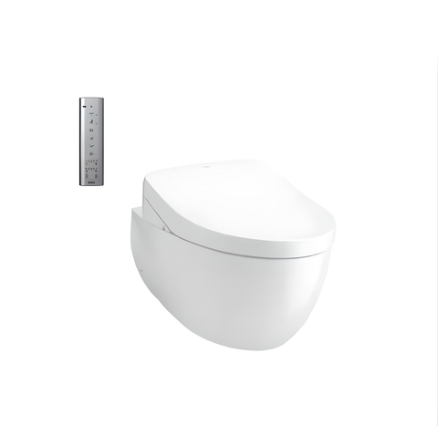 BÀN CẦU TREO TƯỜNG TOTO, KÈM NẮP RỬA WASHLET: CW812REA_TCF4911EZ_WH172AAT_TCA464_MB174P ( Có tính năng xả tự động )