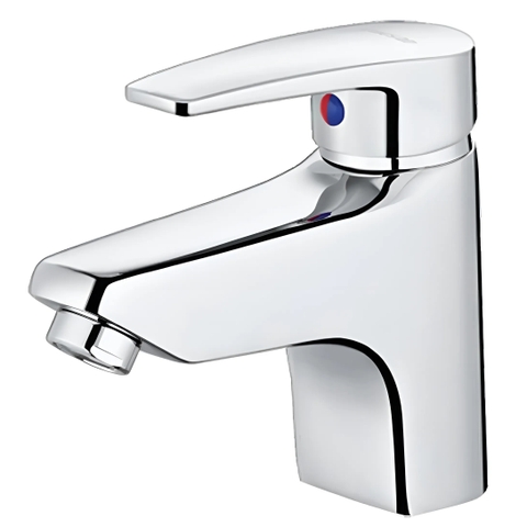 Vòi Chậu Lavabo CAESAR B400CU Nóng Lạnh Bộ Xả Nhấn