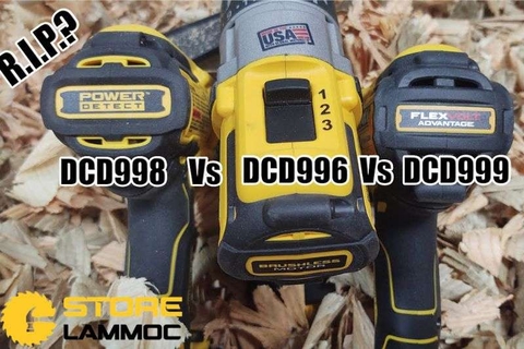 Đánh Giá Khoan Pin Dewalt: So Sánh DCD996, DCD998 và DCD999