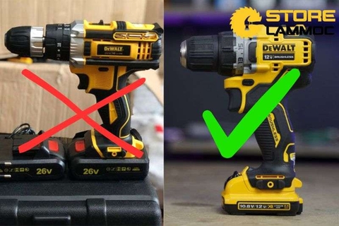 Nhận Biết Máy Khoan Pin Dewalt Thật - Giả