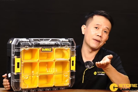 Review chi tiết hộp đựng ốc vít Dewalt DWST17805