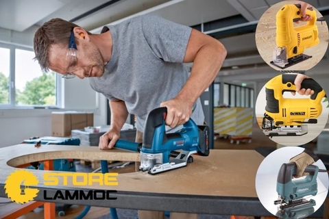 So sánh 4 sản phẩm máy cưa lọng cầm tay hàng đầu Dewalt, Bosch, Makita và Stanley