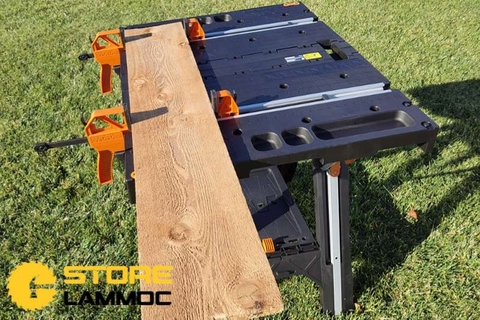 So sánh bàn thao tác đa năng Worx WX051 Pegasus VS Keter Folding
