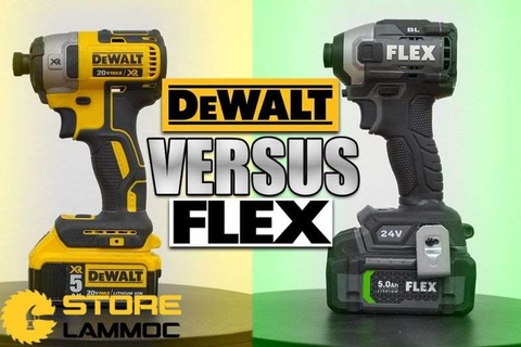So sánh chi tiết máy bắn vít pin DeWalt DCF887 và Flex FX1371