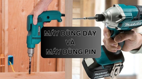 Tại sao càng ngày thì thợ thầy và DIYER lại chọn máy móc dùng pin hơn là dùng điện