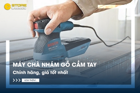 Máy chà nhám gỗ cầm tay chính hãng, giá tốt nhất