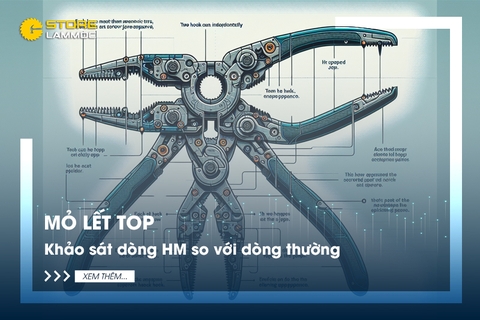 Mỏ lết Top: Khảo sát dòng HM so với dòng thường