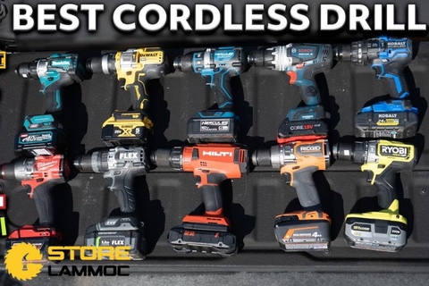 Top Máy Khoan Pin Chính Hãng 2023: Milwaukee, DeWalt, Makita, Flex