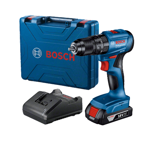 Bộ máy khoan vặn vít pin 18v không than Bosch GSB 185-LI 18V 1 pin