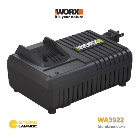 Đế sạc WORX GREEN output 6ampe 20V WA3922