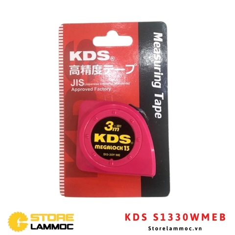 Thước kéo (cuộn) Nhật KDS S1330WMEB 3.0m (Inch-mm) 1 mặt