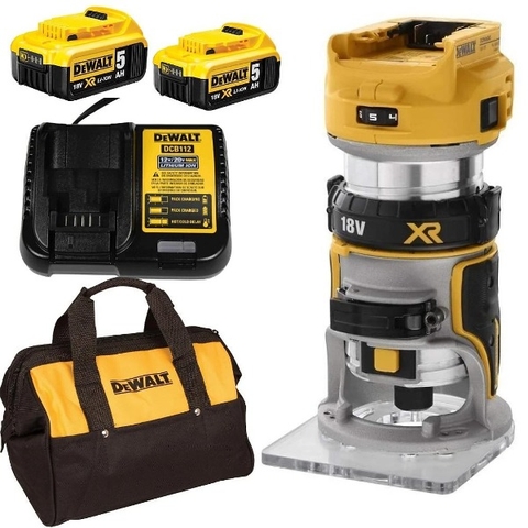 Máy phay pin cầm tay 18V Dewalt DCW600P2