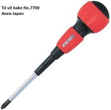 Tua vít Bake 4 cạnh đầu cộng PH1 dài 100mm ANEX No.7700(+)1x100