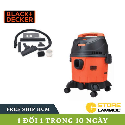 Máy hút bụi Black and Decker BDWD15-B1 khô và ướt 1400W