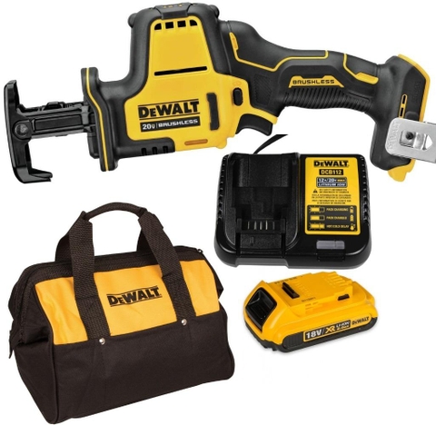 Bộ máy cưa kiếm dùng pin Dewalt DCS369D1