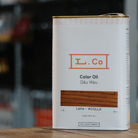 Latte - Dầu màu lau gỗ L.Co màu cà phê sữa