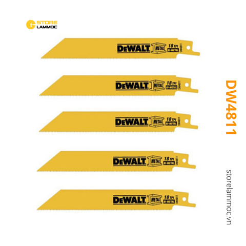 Lưỡi cưa kiếm kim loại Dewalt DW4811 (Bộ 5 cái)