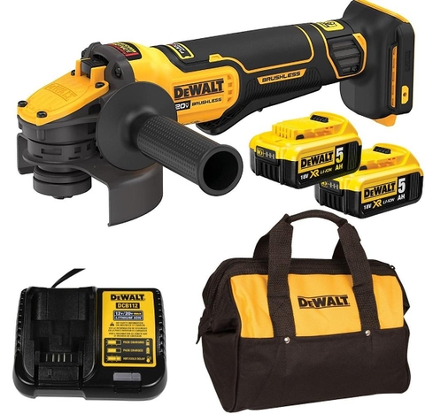 Máy mài pin Dewalt DCG409P2 đĩa 100mm 20V