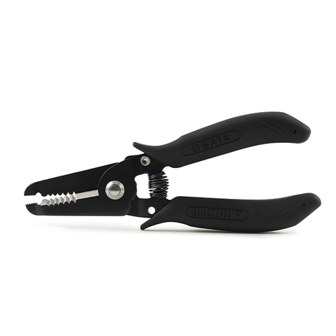 Kìm tuốt dây điện 5inch 0.8-2.6mm tay cầm chống tĩnh điện Sata 75141