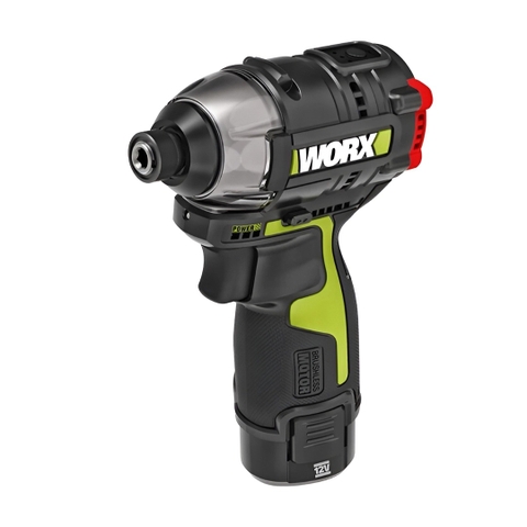Máy bắn vít pin 12V, 140N.m Worx Green WU132-21 (2 pin 2Ah + 1 sạc 1.5Ah)