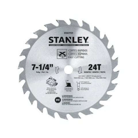 Đĩa cưa gỗ 185mm 24 răng, cốt 25.4mm Stanley STA7737-AE