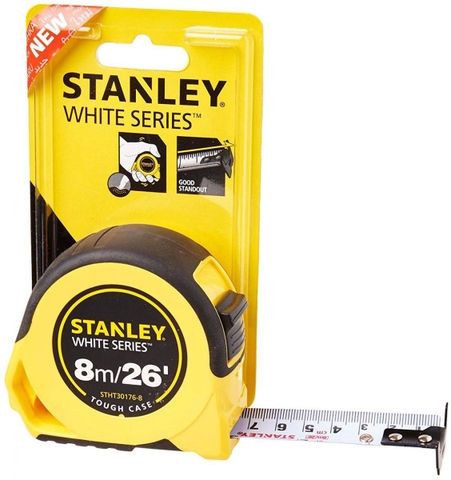 Thước kéo (cuộn) Stanley STHT30176-8 8m/26x25mm vỏ gia cường