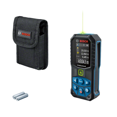 Máy đo khoảng cách lazer tia xanh Bluetooth Bosch GLM 50-27 CG