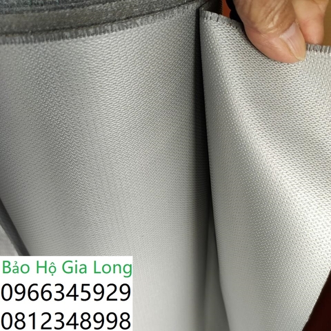 bạt siliocne chống cháy 0,45mm