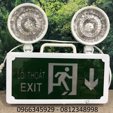 đèn cảnh báo sự cố kết hợp đèn exit