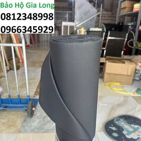 vải bạt chống cháy phủ 2 mặt silicone 0.45mm