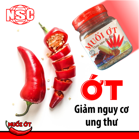 ỚT - GIẢM NGUY CƠ UNG THƯ