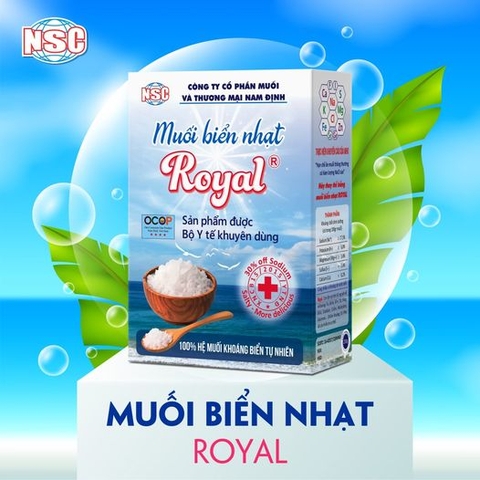 Muối biển nhạt royal với khuyến cáo của WHO “hạn chế ăn muối”