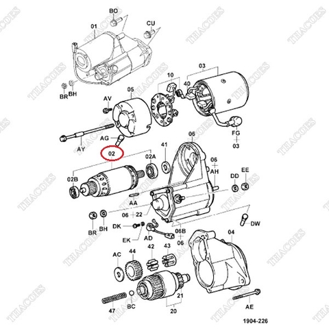 Ruột đề 28160-76013-71 (12V)