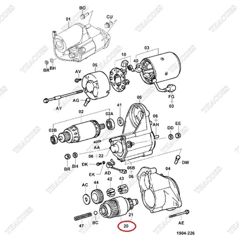 Bộ côn máy đề 28011-76004-71