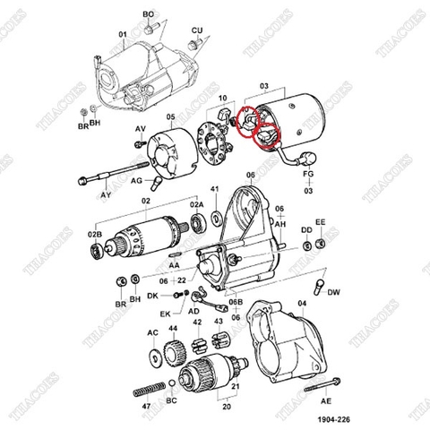 Chổi than đề 28142-76004-71 (28141-22060-71)