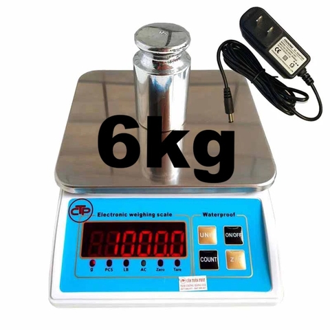 Cân Điện Tử Nhà Bếp 6kg/ 0.5g Chống Nước ACS ACS-6K