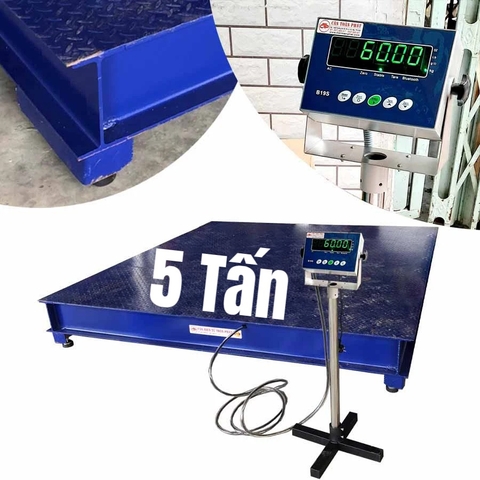 Cân Sàn Điện Tử  5 Tấn I200 Kích Thướt 1.2m x 1.2m Amcell B19S1212i