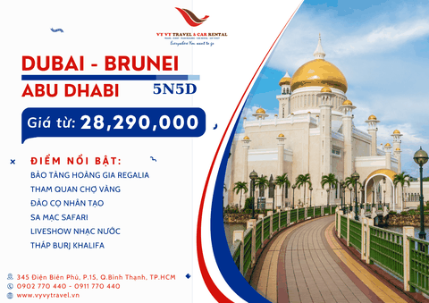 BRUNEI - DUBAI - ABU DHABI